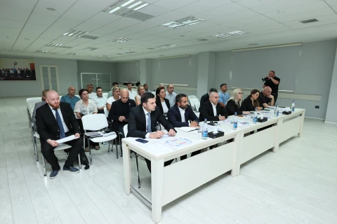 Fərid Qayıbov millimizin məşqini izləyib - FOTO