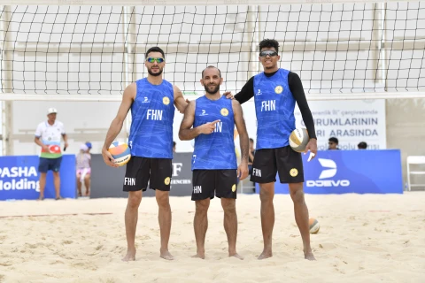 Çimərlik voleybolu üzrə ölkə çempionatında bürünc medalların sahibi məlum olub