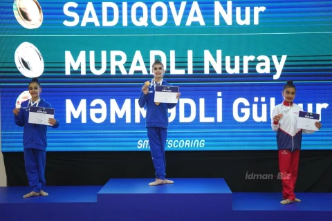 В Баку завершился чемпионат Азербайджана по художественной гимнастике - ФОТО