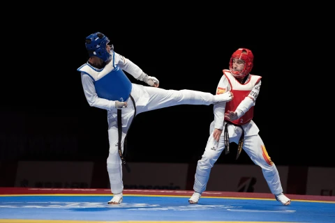 Taekvondoçularımız Bakıda nümunəvi çıxışa hazırlaşırlar