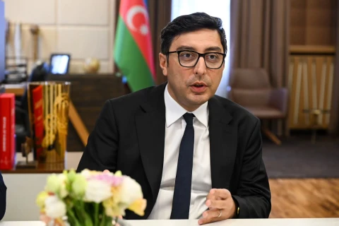 Farid Gayibov meets FIDE delegation in Baku