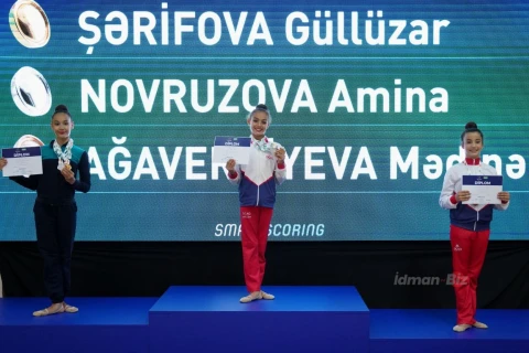 Bədii gimnastika üzrə 31-ci Azərbaycan çempionatı başa çatdı - FOTO