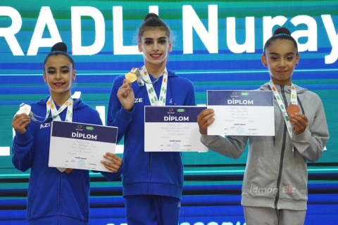 Bədii gimnastika üzrə 31-ci Azərbaycan çempionatı başa çatdı - FOTO