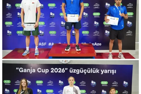 “Ganja Cup 2026” üzgüçülük yarışı başlayıb - FOTO