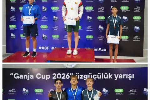 “Ganja Cup 2026” üzgüçülük yarışı başlayıb - FOTO