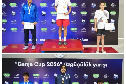 “Ganja Cup 2026” üzgüçülük yarışı başlayıb - FOTO