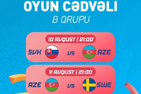 U16 basketbol millimizin Avropa çempionatında oyun cədvəli məlum olub