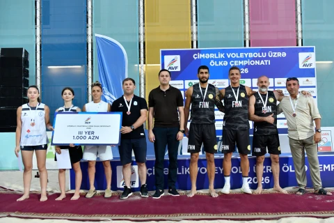 Завершился чемпионат Азербайджана по пляжному волейболу: определились обладатели золотых медалей - ФОТО