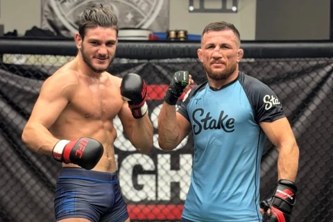 Азербайджанский боец готовится к полуфиналу TUF вместе с экс-чемпионом UFC