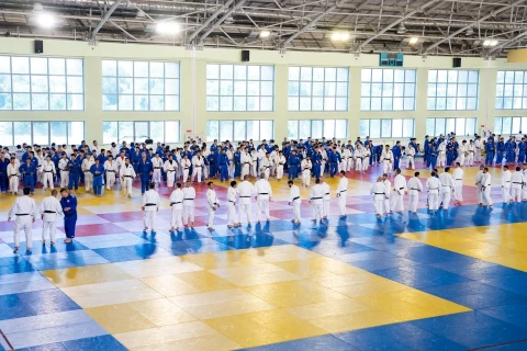 Azərbaycan cüdo millisi Almatıda beynəlxalq toplanışda iştirak edir - FOTO