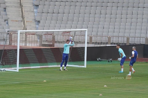 “Dinamo”nun “Tofiq Bəhramov” stadionunda açıq məşqi keçirilib - FOTO