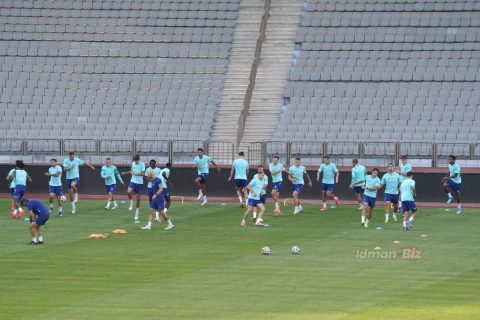 “Dinamo”nun “Tofiq Bəhramov” stadionunda açıq məşqi keçirilib - FOTO