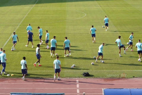 “Dinamo”nun “Tofiq Bəhramov” stadionunda açıq məşqi keçirilib - FOTO