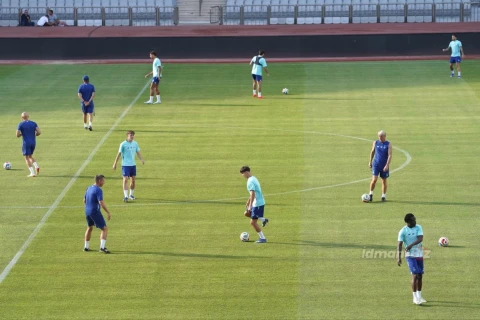 “Dinamo”nun “Tofiq Bəhramov” stadionunda açıq məşqi keçirilib - FOTO
