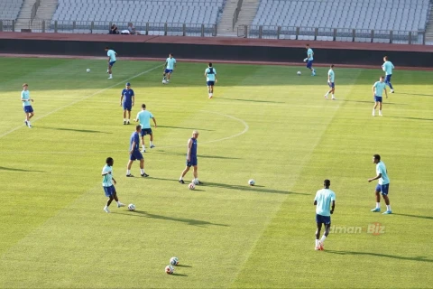 “Dinamo”nun “Tofiq Bəhramov” stadionunda açıq məşqi keçirilib - FOTO