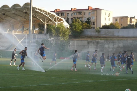 “Qarabağ” “Dinamo” ilə oyundan öncə son məşqini keçirib