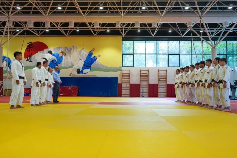 Dünya çempionatı öncəsi yeniyetmə cüdoçularla görüş keçirilib