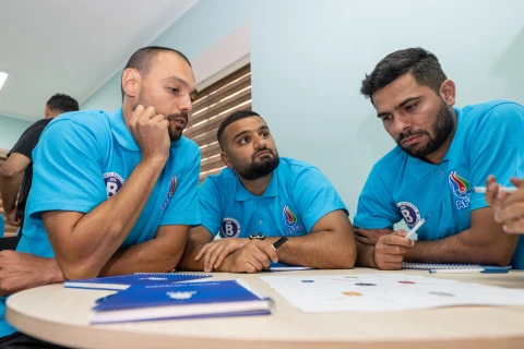 Azərbaycanlı futbol məşqçiləri üçün UEFA B kateqoriyalı kurslar keçirilir - FOTO