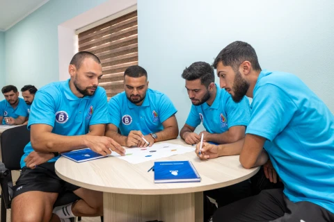Azərbaycanlı futbol məşqçiləri üçün UEFA B kateqoriyalı kurslar keçirilir - FOTO