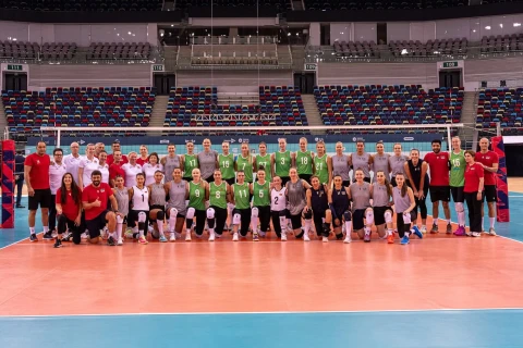 Voleybol millimiz Avropa çempionatı öncəsi bütün sınaqlardan qalib ayrılıb - FOTO