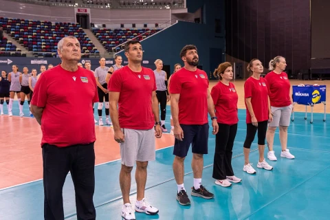 Voleybol millimiz Avropa çempionatı öncəsi bütün sınaqlardan qalib ayrılıb - FOTO