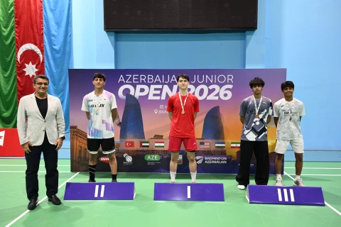 “Azerbaijan Junior Open 2026” beynəlxalq turnirinə yekun vurulub