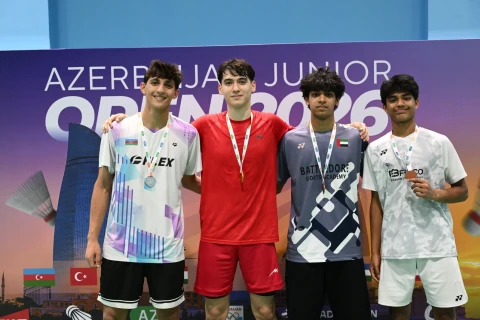 “Azerbaijan Junior Open 2026” beynəlxalq turnirinə yekun vurulub