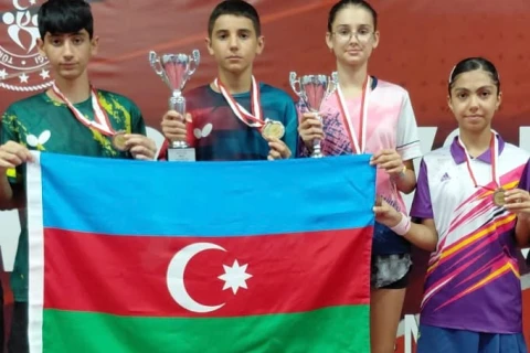 Azərbaycan stolüstü tennisçiləri Türkiyədən 4 medalla qayıdırlar