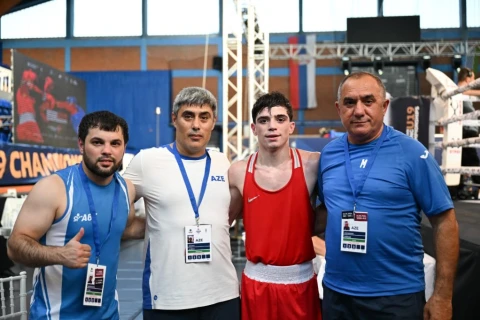 Azərbaycanın daha üç boksçusu Avropa çempionatında 1/4 finala yüksəlib - FOTO