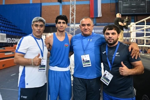Azərbaycanın daha üç boksçusu Avropa çempionatında 1/4 finala yüksəlib - FOTO