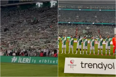 “Bursaspor” azarkeşlərinin komandalarına göstərdiyi dəstək Türkiyə sərhədlərini aşdı - VİDEO
