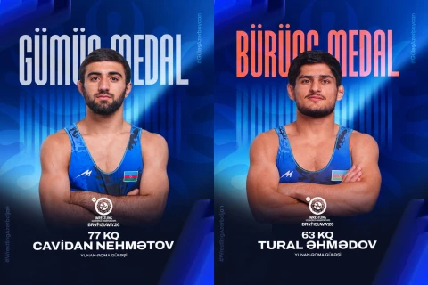 ЧМ U-20 по борьбе: Нехметов - вице-чемпион, Ахмедов завоевал бронзу