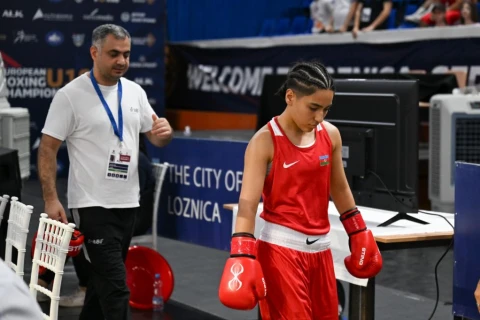 Boksçumuz Avropa çempionatında medalı təmin etdi - FOTO
