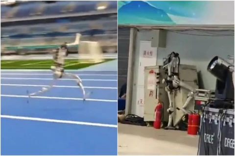 Çin şirkətinin robotu Useyn Boltun rekordunu keçdi - VİDEO