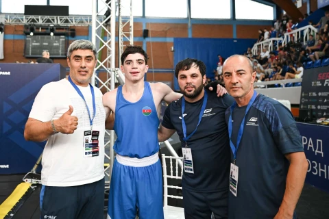 Boksçumuz Avropa çempionatında medalı təmin etdi - FOTO