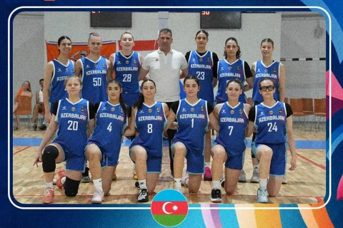 Basketbol üzrə U-16 yığmamız Avropa çempionatının B divizionunda beşinci olub