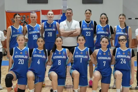 Basketbol üzrə U-16 yığmamız Avropa çempionatının B divizionunda beşinci olub