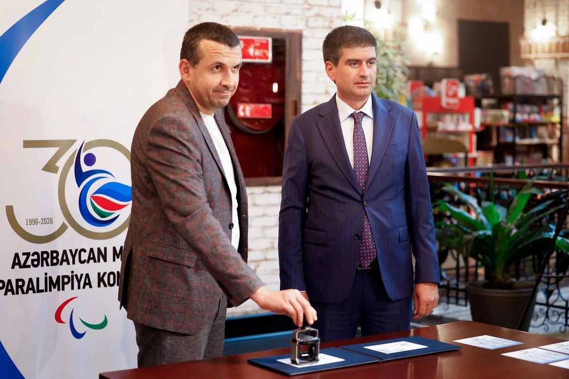 Milli Paralimpiya Komitəsinin 30 illiyinə həsr olunan poçt markası təqdim edilib - FOTO