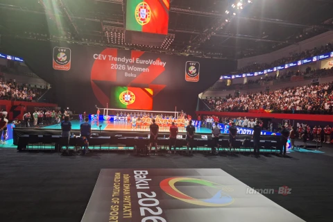 Bakıda qadın voleybolçuların Avropa çempionatının açılış mərasimi keçirilib - YENİLƏNİB + VİDEO