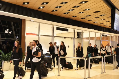 Belçika, Rumıniya və İspaniya milliləri Bakıya gəlib - FOTO