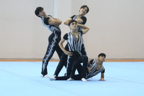 Akrobatika və aerobika gimnastikası üzrə Azərbaycan çempionatı keçirilib - FOTO