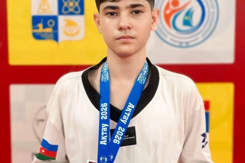 Taekvondoçularımız Qazaxıstanda 18 medal qazanıb - FOTO