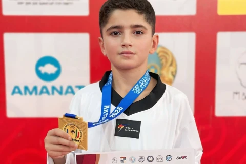 Taekvondoçularımız Qazaxıstanda 18 medal qazanıb - FOTO