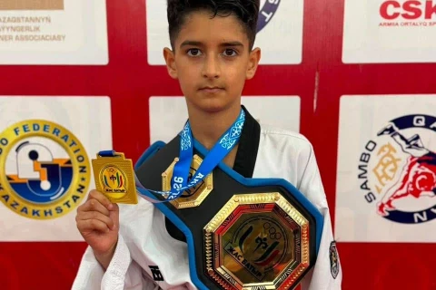 Taekvondoçularımız Qazaxıstanda 18 medal qazanıb - FOTO
