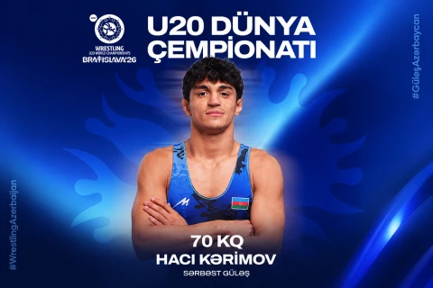 Güləşçimiz Hacı Kərimov U-20 dünya çempionatının finalına yüksəlib - YENİLƏNİRl görüşlərinə çıxacaqlar - YENİLƏNİR