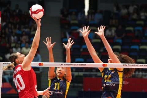 Azərbaycan voleybol millisi İspaniyanı 3:0 hesabı ilə məğlub edib – YENİLƏNİB + FOTO/VİDEO
