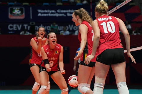 Belçika voleybol millisi Portuqaliyanı Bakıda 3:0 hesabı ilə məğlub edib - YENİLƏNİR