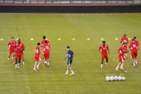 “Hapoel” Bakıda oyunöncəsi məşqə çıxıb