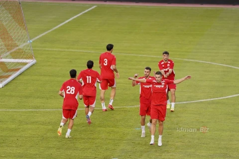 “Hapoel” Bakıda oyunöncəsi məşqə çıxıb