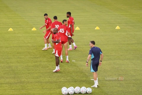 “Hapoel” Bakıda oyunöncəsi məşqə çıxıb